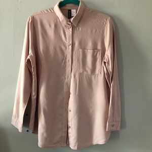 Blush Pink Button- Down Shirt